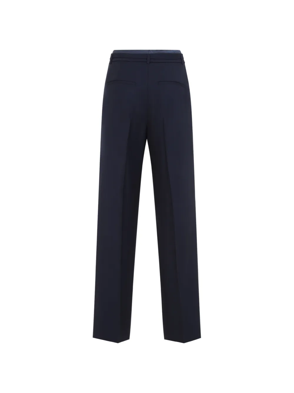 Peserico Palazzo broek met ceintuur Blauw