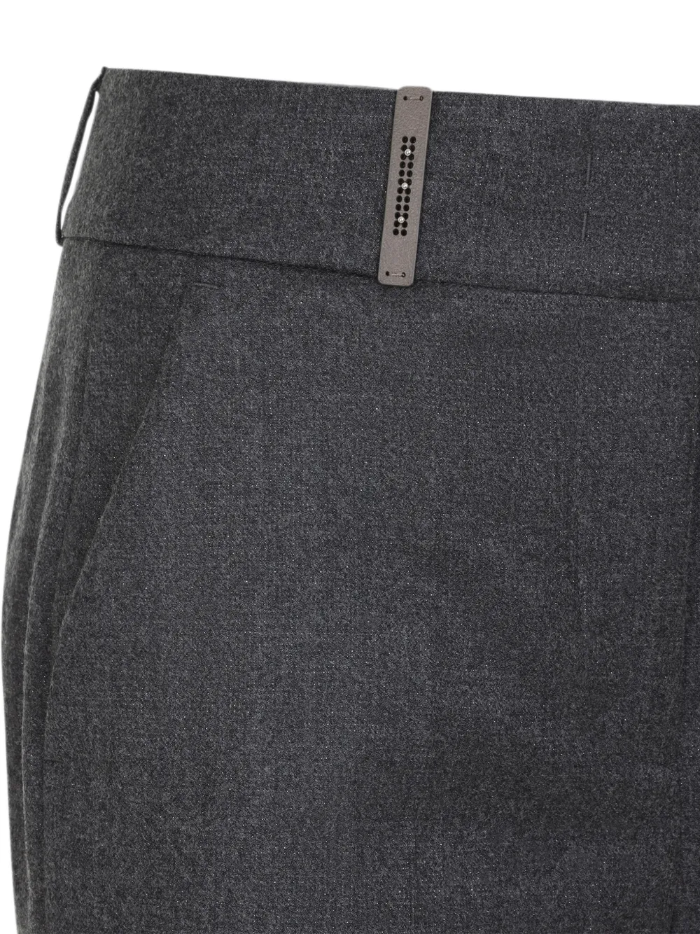 Peserico pressed-crease trousers Grijs