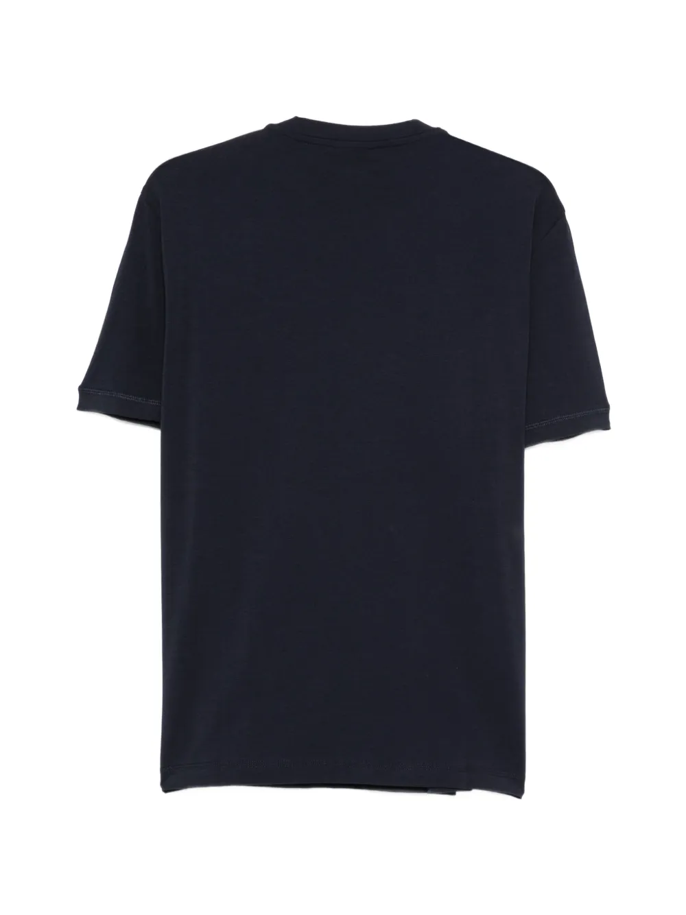 Ea7 Emporio Armani Logo Series T-shirt met banddetail Blauw