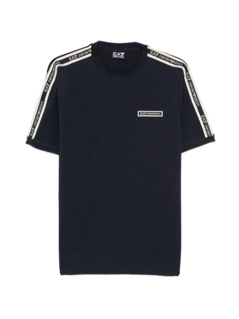 Ea7 Emporio Armani Logo Series tape-detail T-shirt
