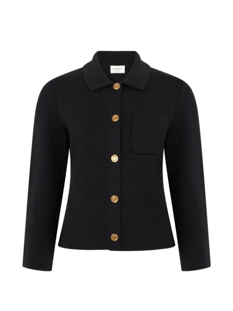Saint Laurent polo cardigan in wool