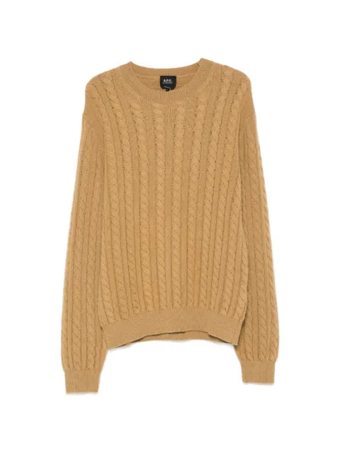 A.P.C. jersey con cuello redondo