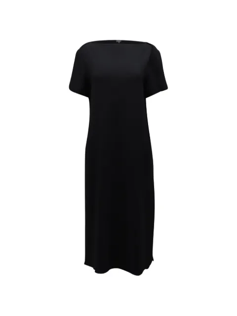 Theory crepe shift midi dress
