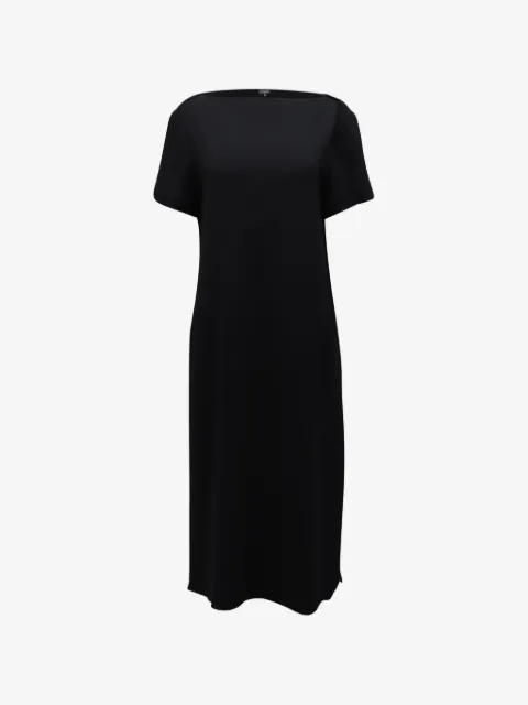 Theory crepe shift midi dress