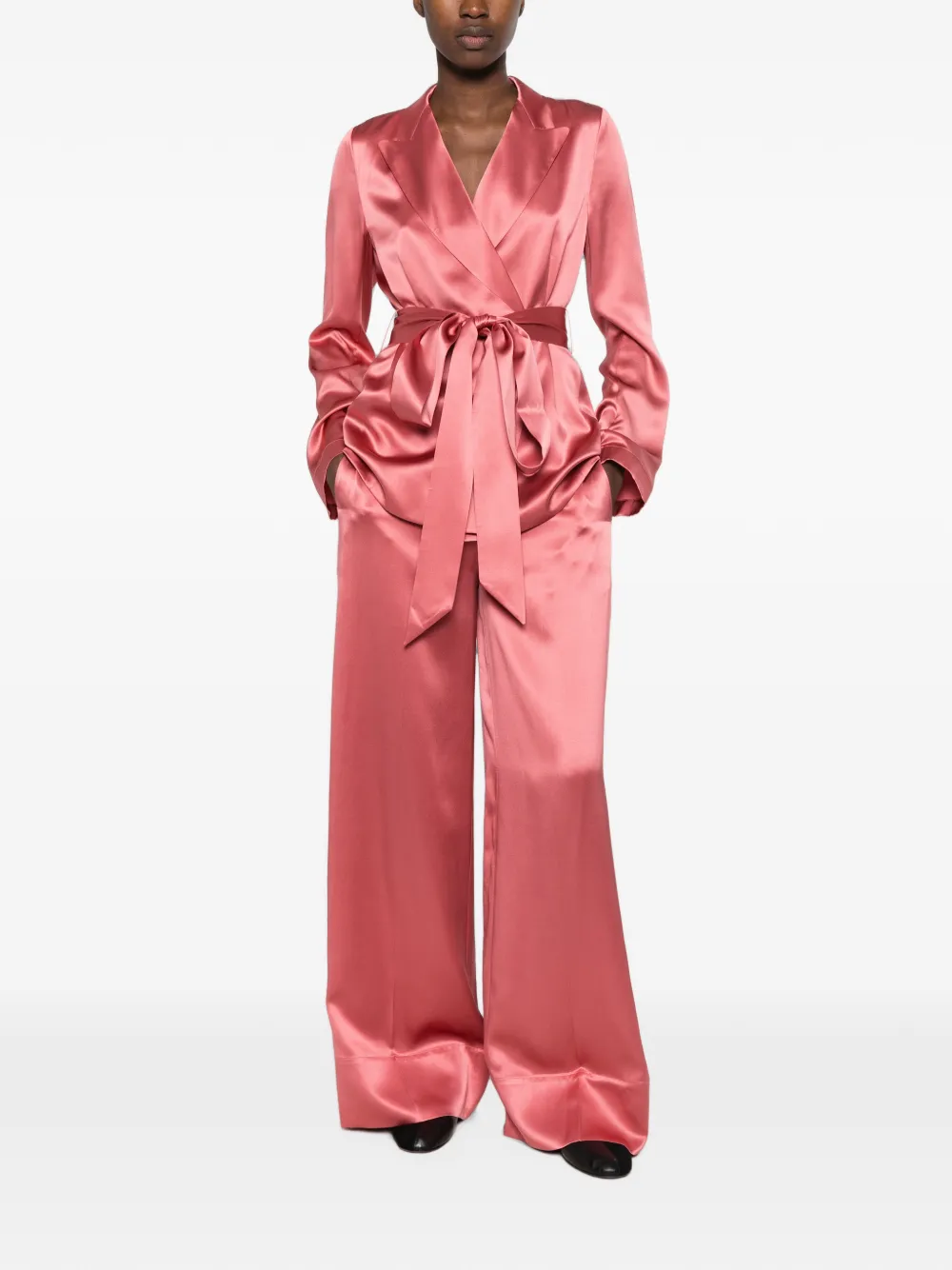JOSEPH Archer button-up blazer Roze