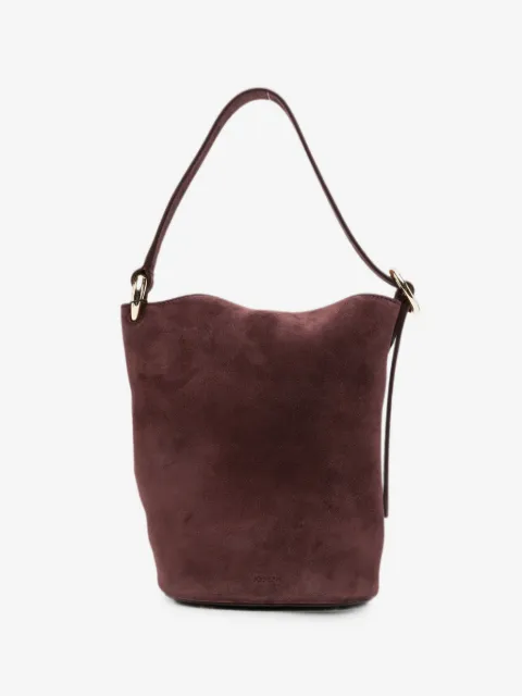 JOSEPH M Fold suede bucket bag