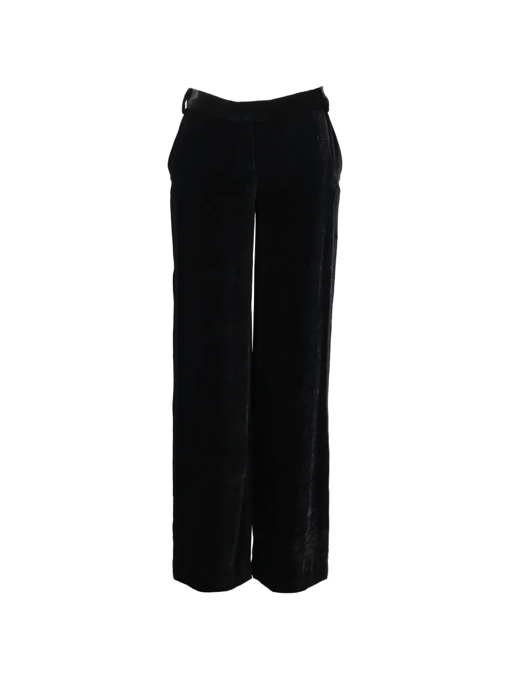 Ferragamo Pre-Owned velvet trousers - Nero