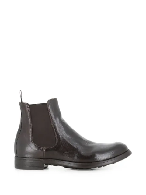 Officine Creative elasticated-panel pull-tab boots