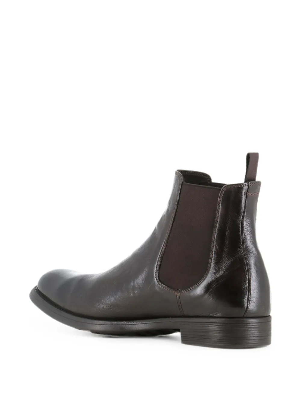 Officine Creative elasticated-panel pull-tab boots Bruin