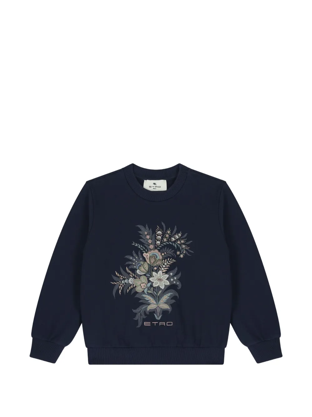 ETRO KIDS Maglione a fiori - Blu