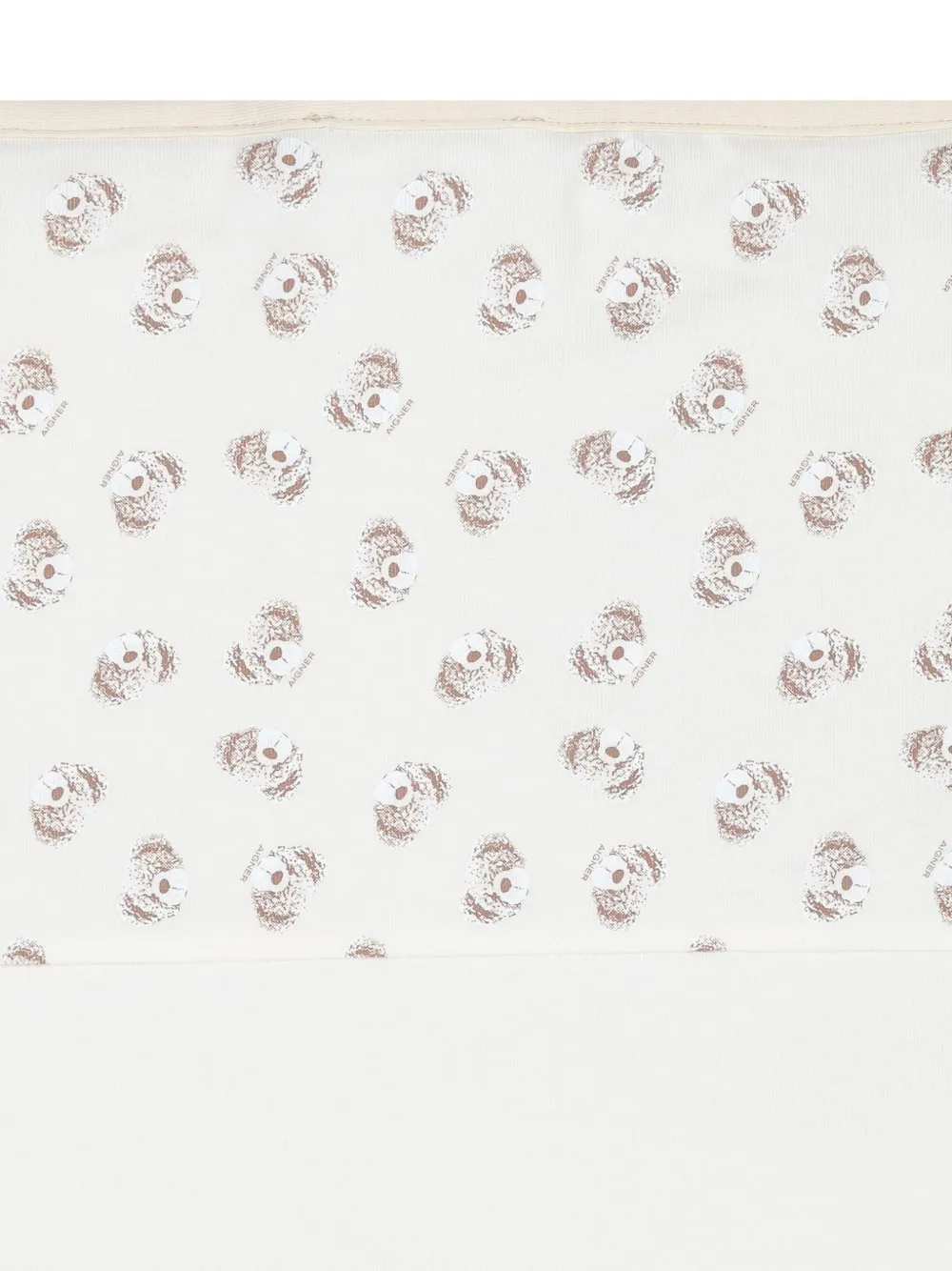 Aigner Kids Deken met teddybeerprint Beige