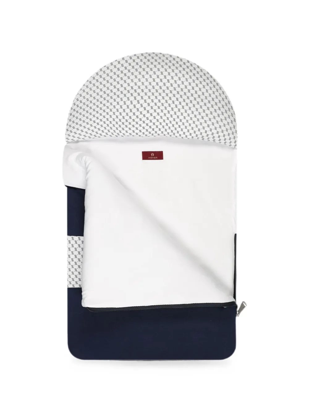 Aigner Kids Slaapzak met logoprint Blauw