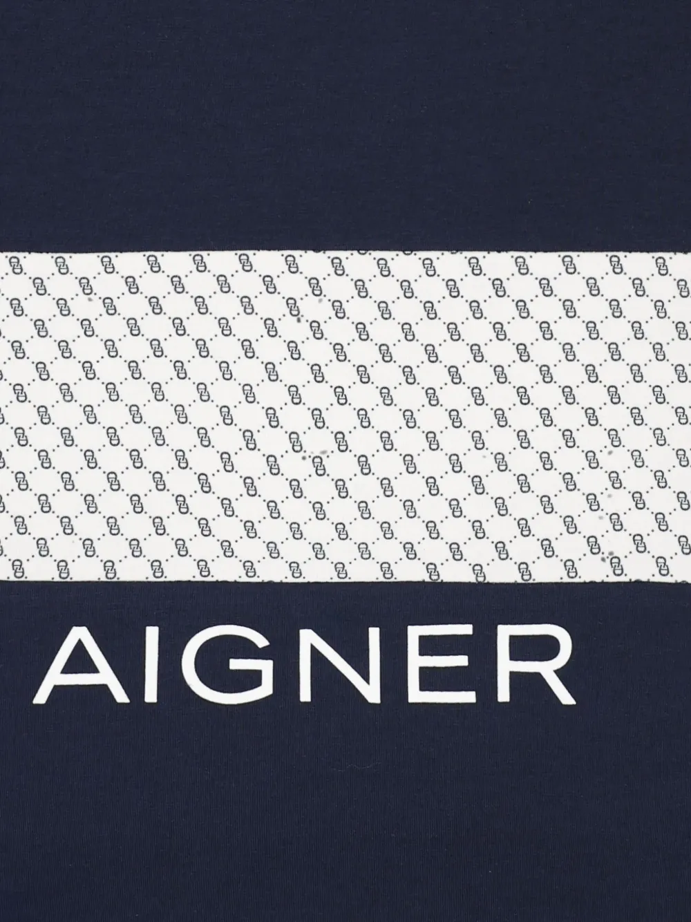 Aigner Kids Slaapzak met logoprint Blauw