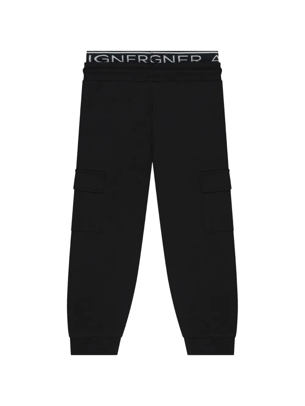 Aigner Kids Trainingsbroek met logoband Zwart