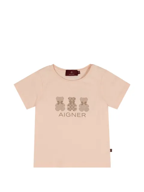 Aigner Kids teddy-bear print T-shirt