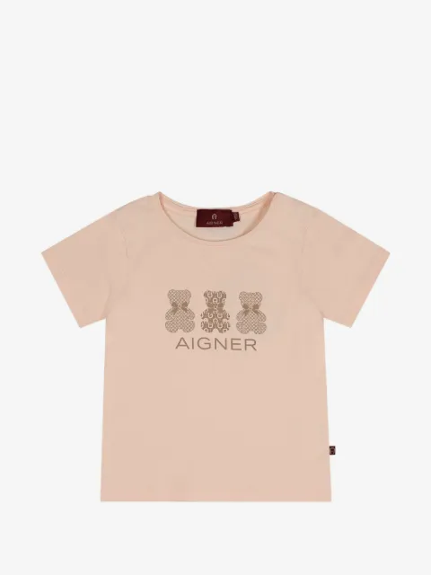 Aigner Kids teddy-bear print T-shirt