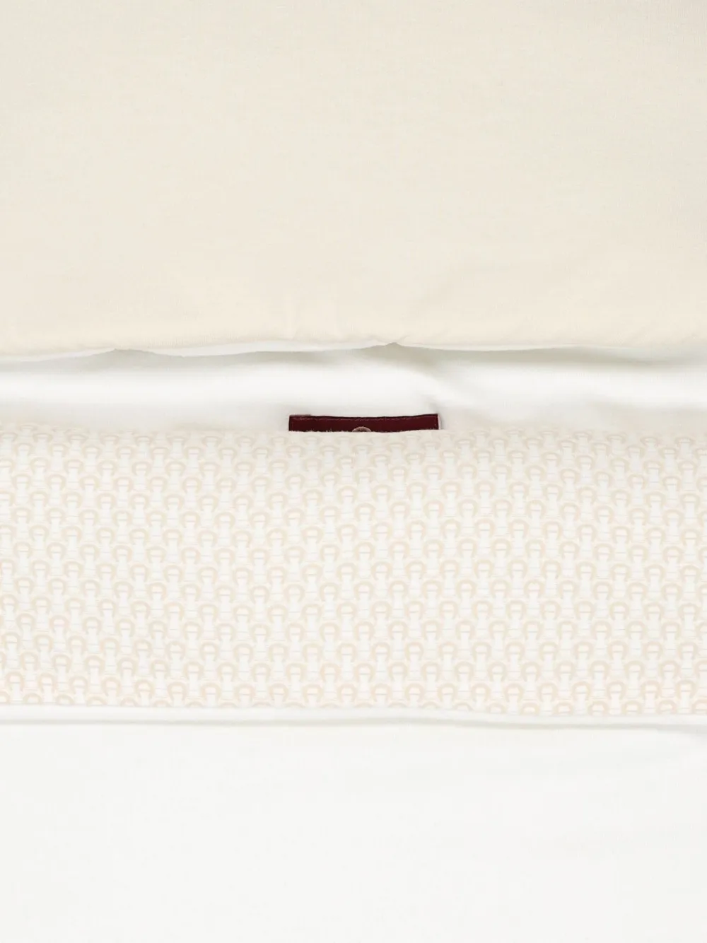 Aigner Kids Slaapzak met beer-print en logo-patroon Wit