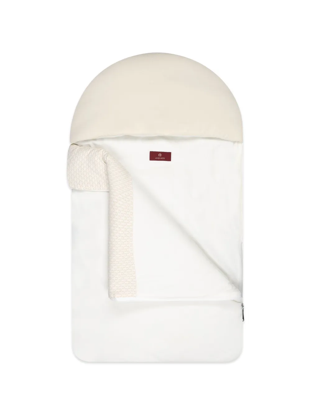 Aigner Kids Slaapzak met beer-print en logo-patroon Wit