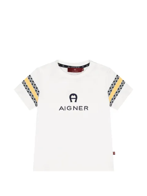 Aigner Kids logo-print short-sleeve T-shirt