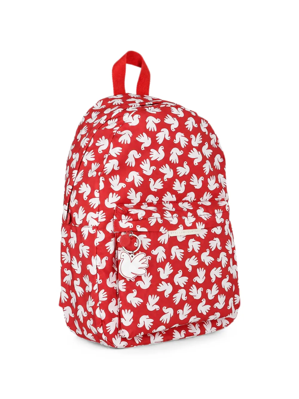 Stella McCartney Kids Rugzak met duif-print Rood