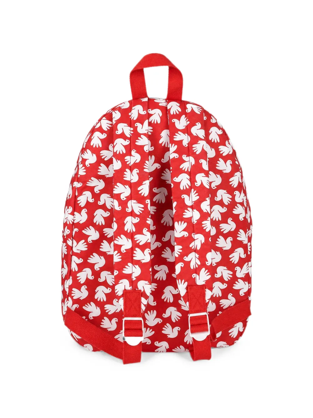 Stella McCartney Kids Rugzak met duif-print Rood