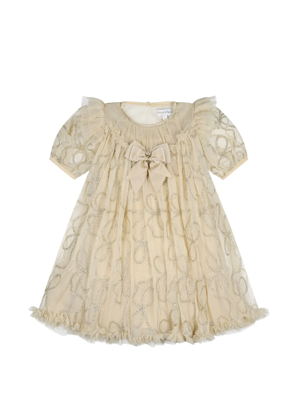 ANGEL'S FACE KIDS Abito Isabella con ruches - Toni neutri