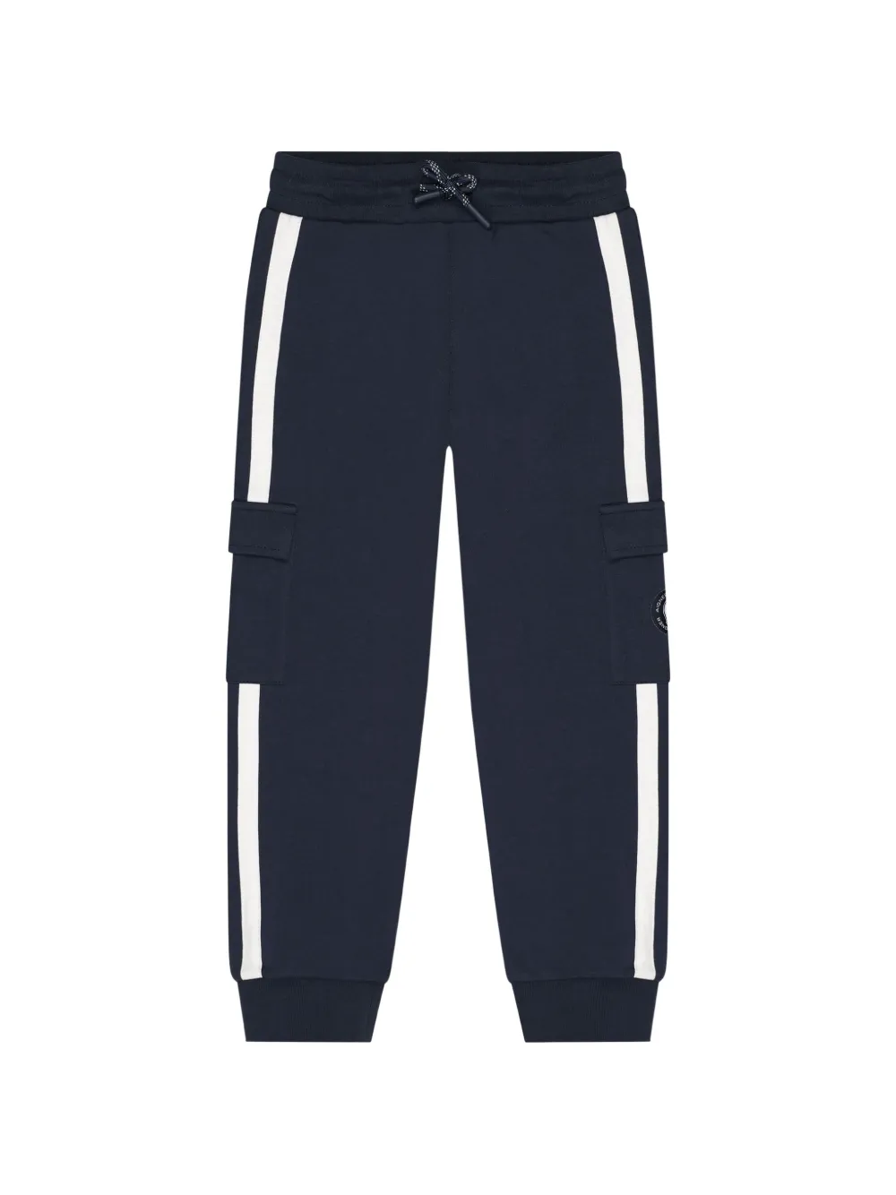 Aigner Kids Pantaloni sportivi con righe laterali - Blu