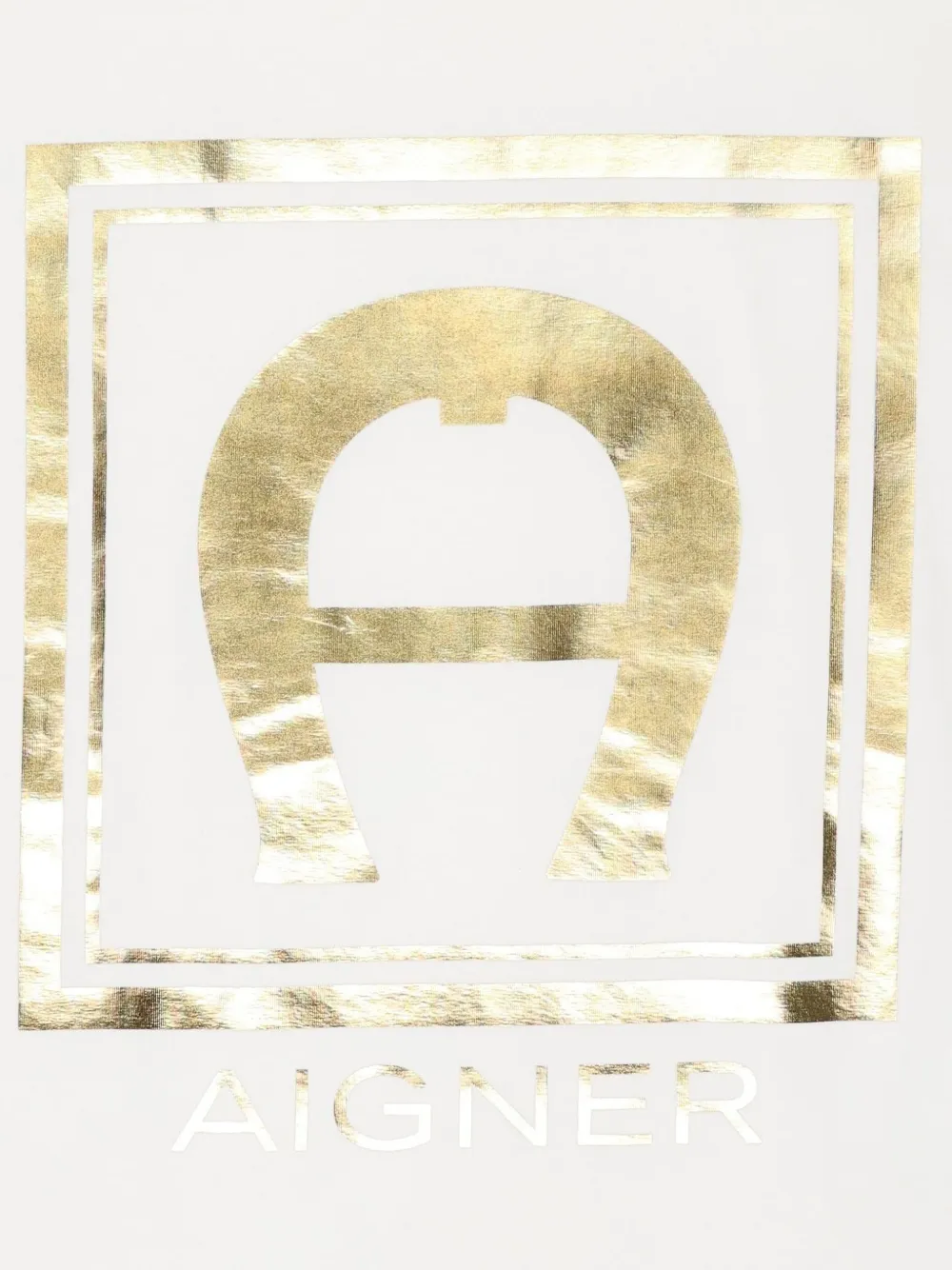 Aigner Kids Deken met logoprint Wit