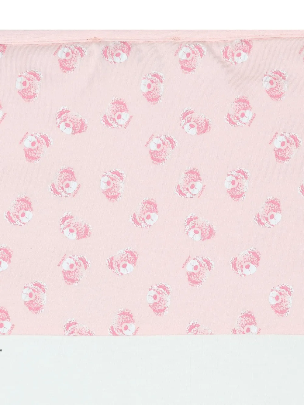 Aigner Kids Deken met teddybeerprint Roze