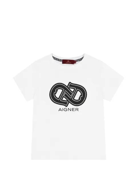 Aigner Kids logo-print short-sleeve T-shirt