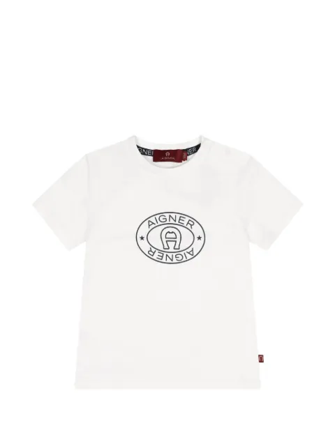Aigner Kids logo-print T-shirt