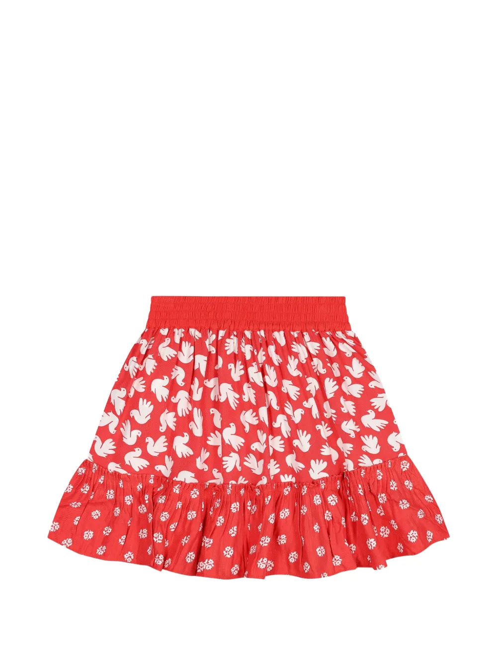 Stella McCartney Kids Gonna con ruches - Rosso