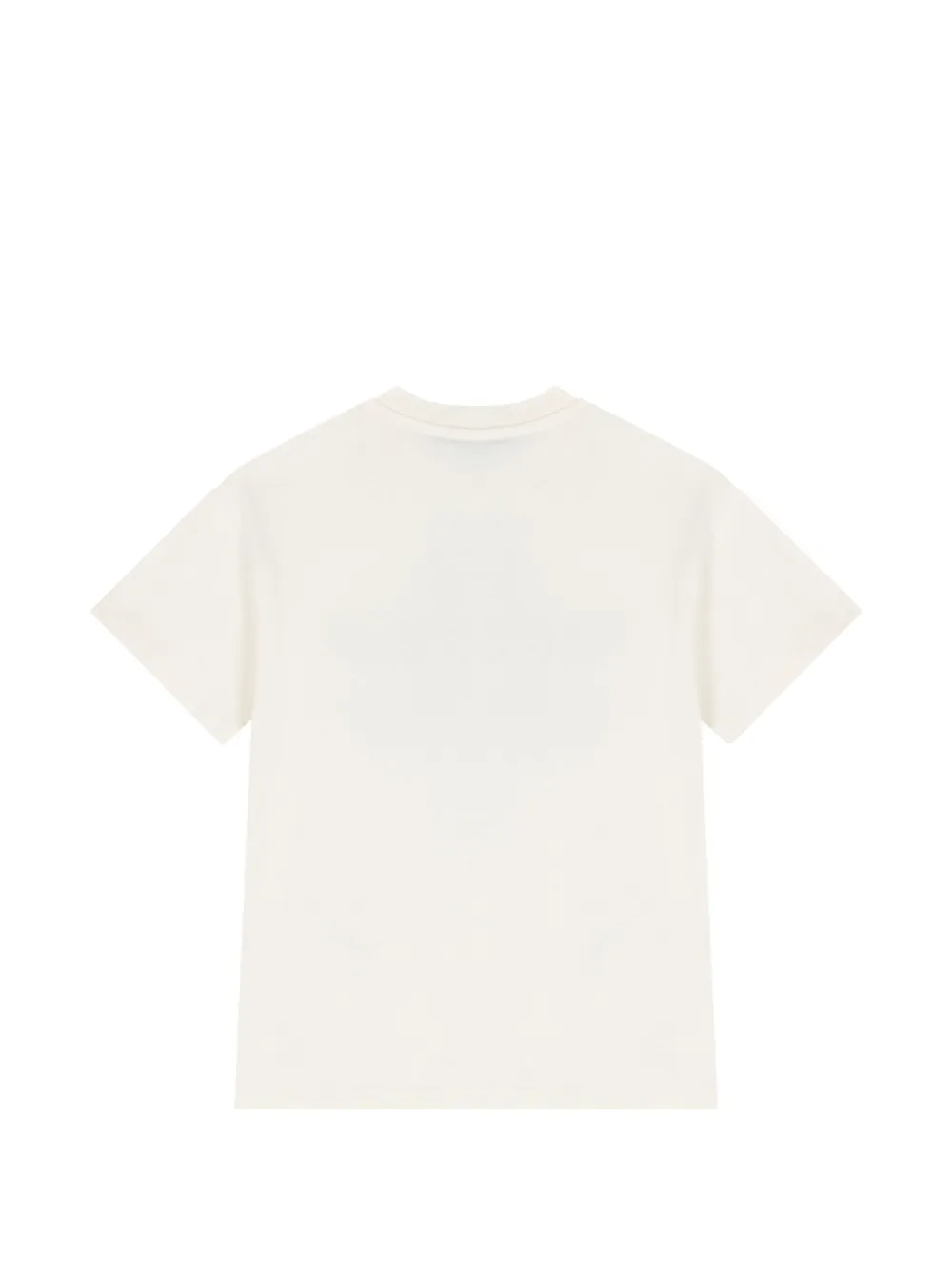 ETRO KIDS Katoenen T-shirt met Pegaso-patch Beige
