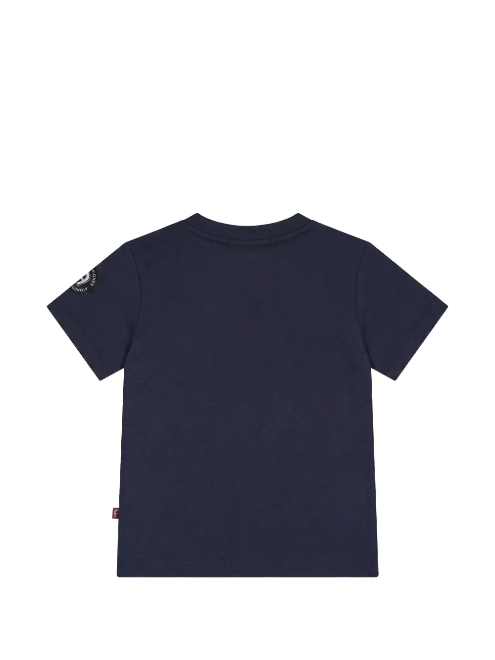 Aigner Kids logo-print T-shirt Blauw
