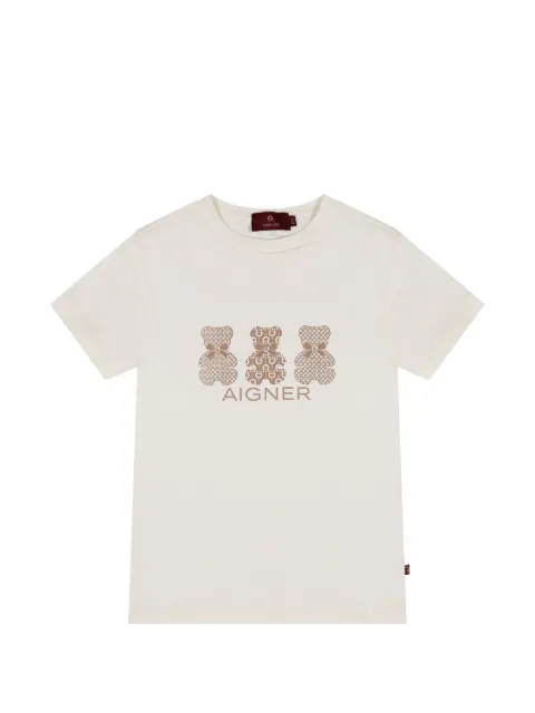 Aigner Kids teddy-print T-shirt
