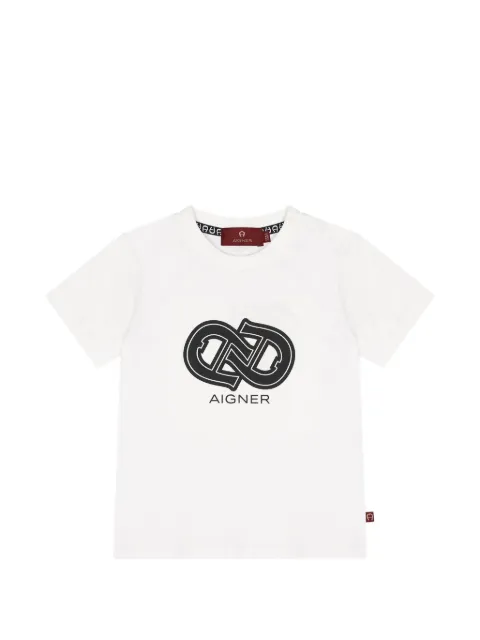 Aigner Kids logo-print T-shirt
