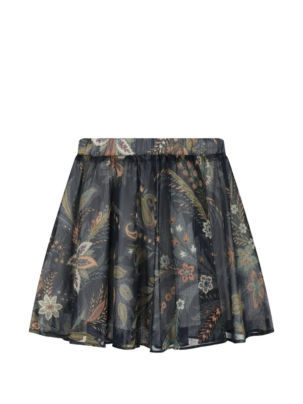 ETRO KIDS Rok met bloemenprint Zwart