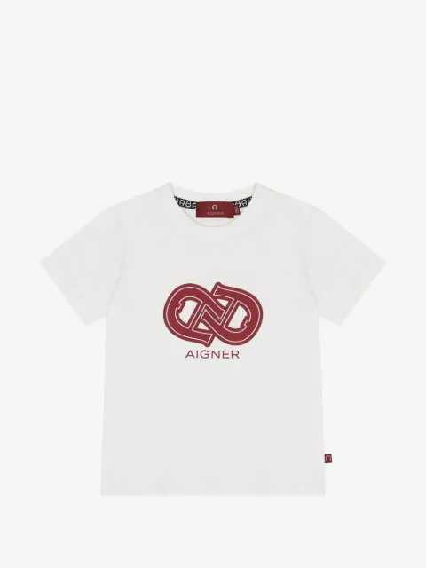 Aigner Kids logo-print T-shirt