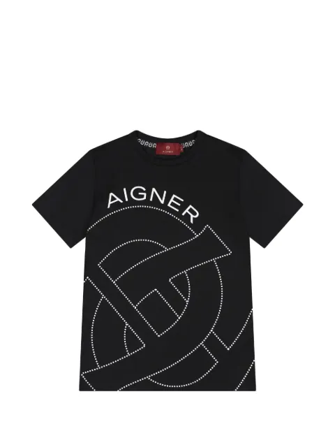 Aigner Kids logo-print T-shirt