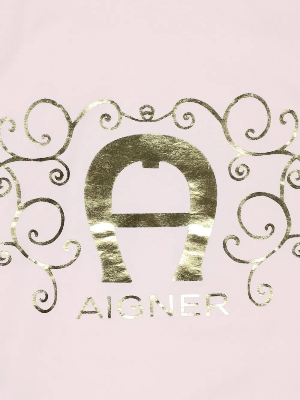 Aigner Kids Deken met logoprint Roze