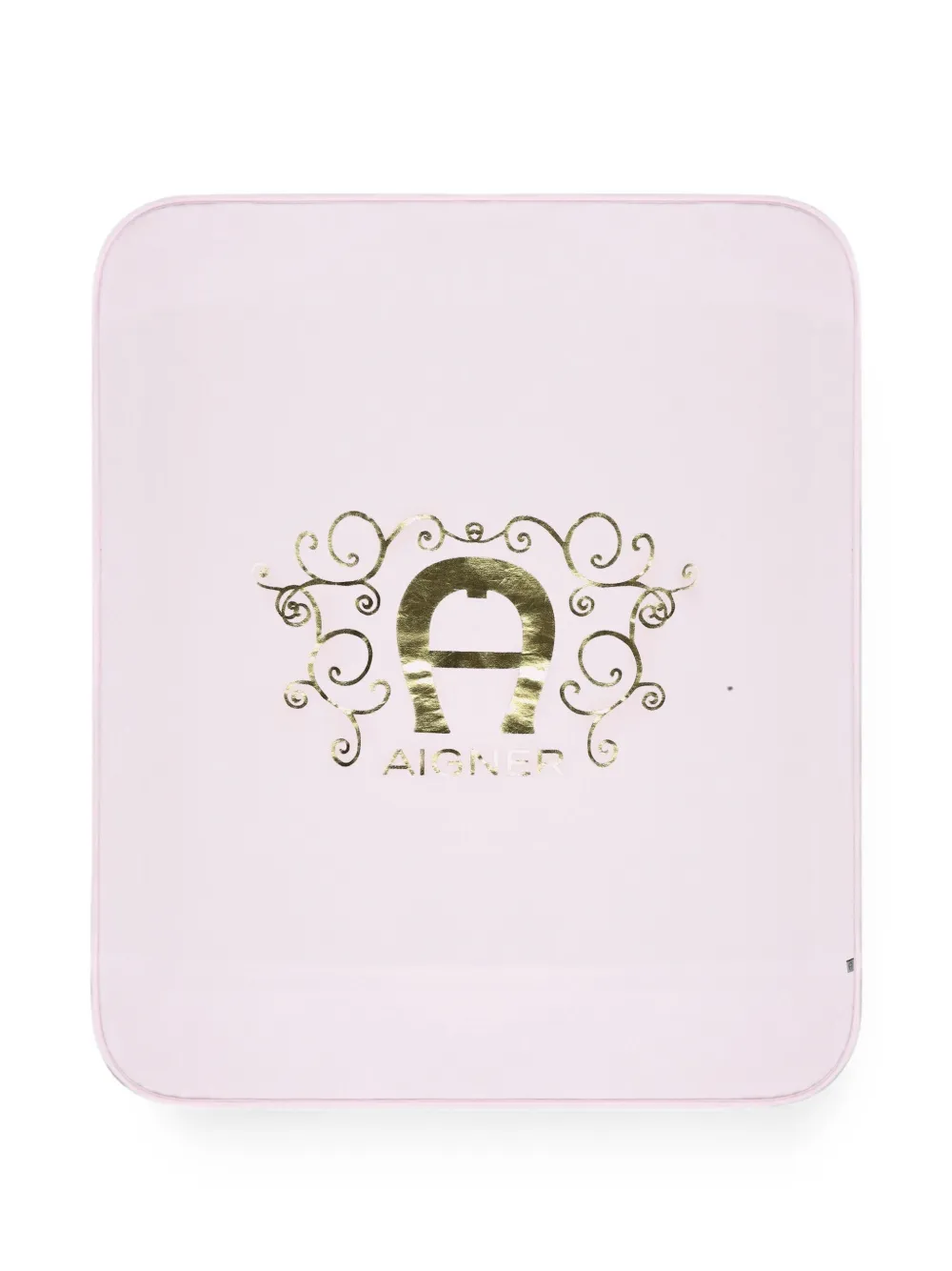 Aigner Kids Coperta con logo - Rosa