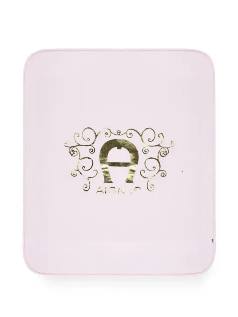 Aigner Kids logo-print blanket