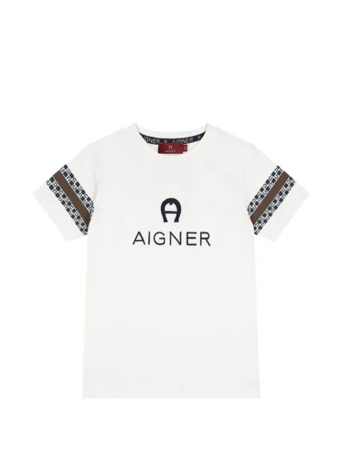 Aigner Kids logo-print short-sleeve T-shirt