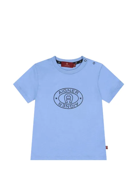 Aigner Kids logo-print T-shirt