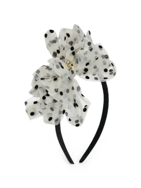ANGEL'S FACE KIDS polka-dot tulle headband