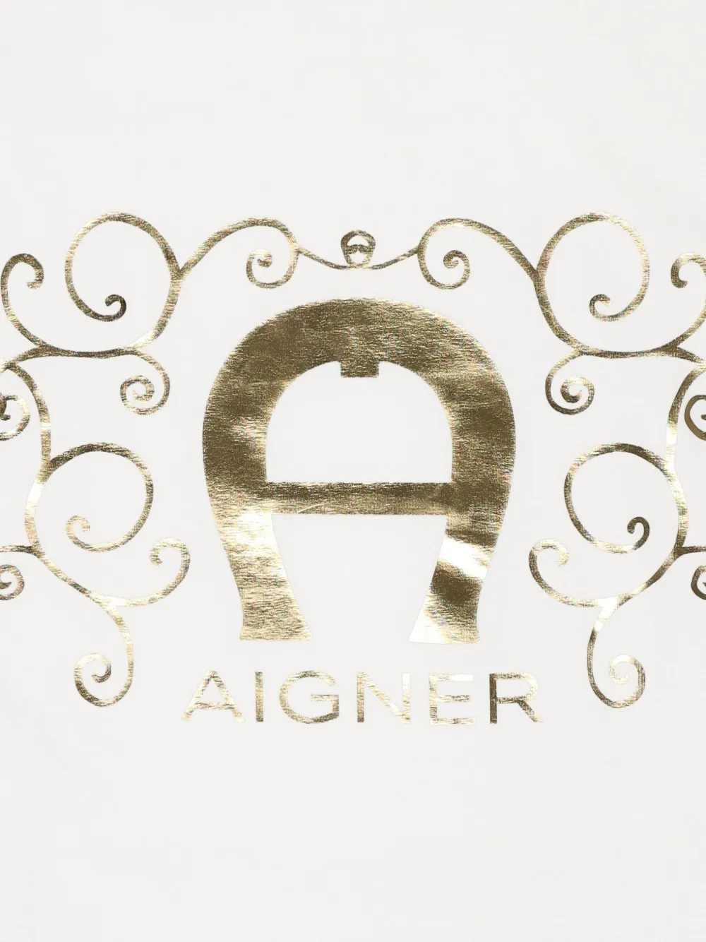 Aigner Kids Deken met logoprint Wit
