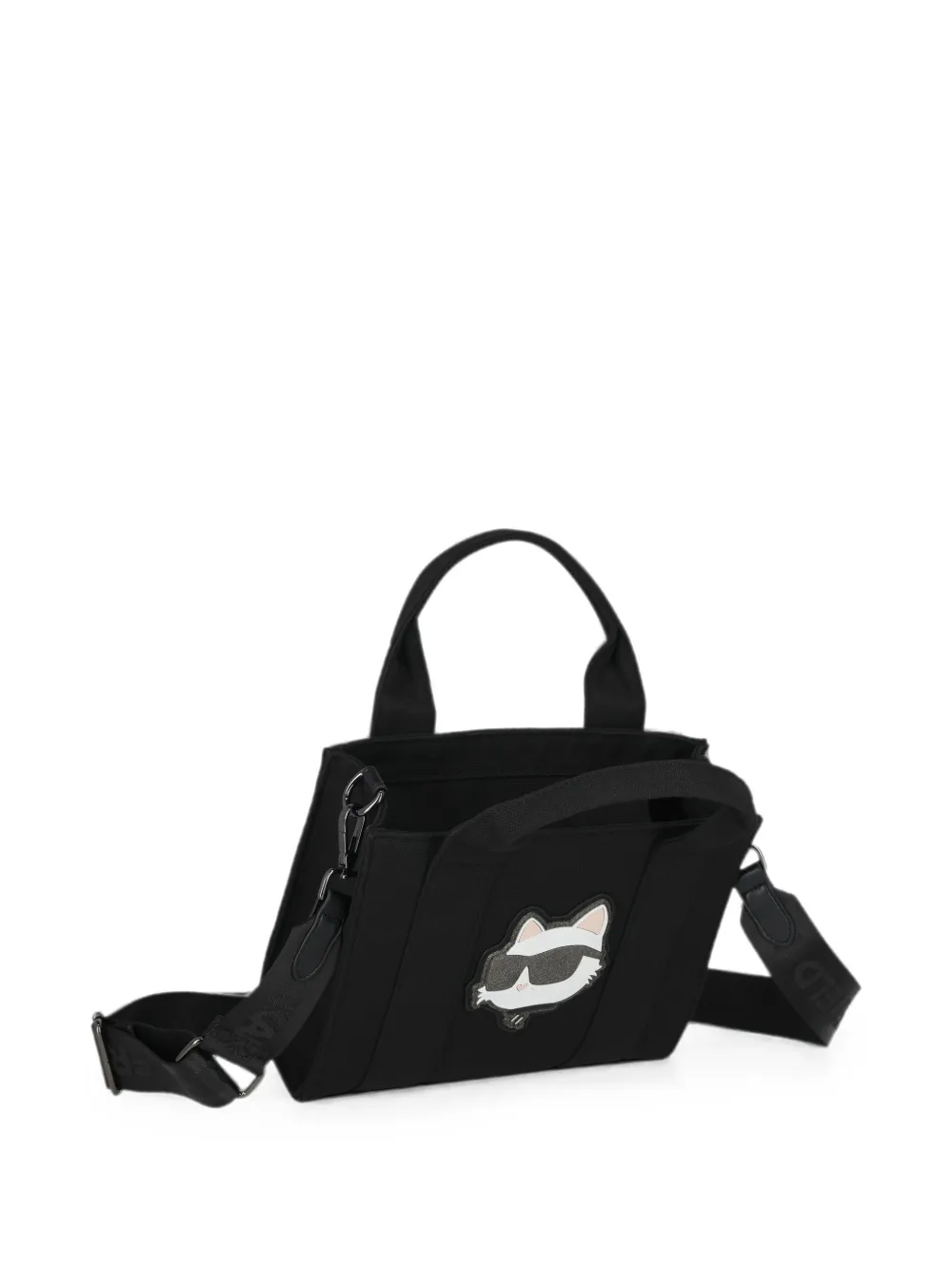 Karl Lagerfeld Kids Shopper met print Zwart