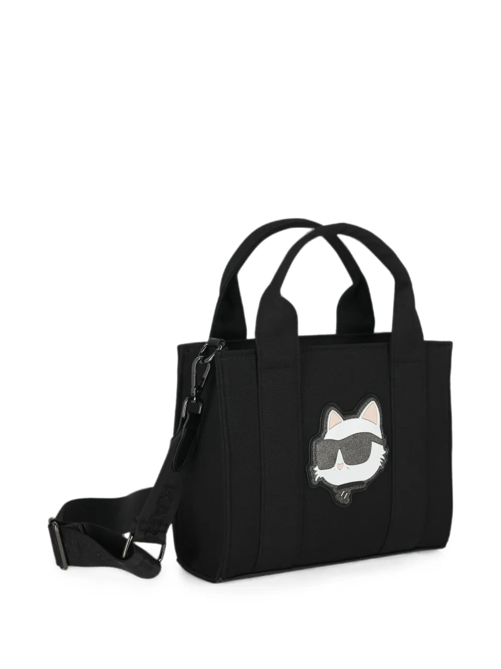 Karl Lagerfeld Kids Shopper met print Zwart