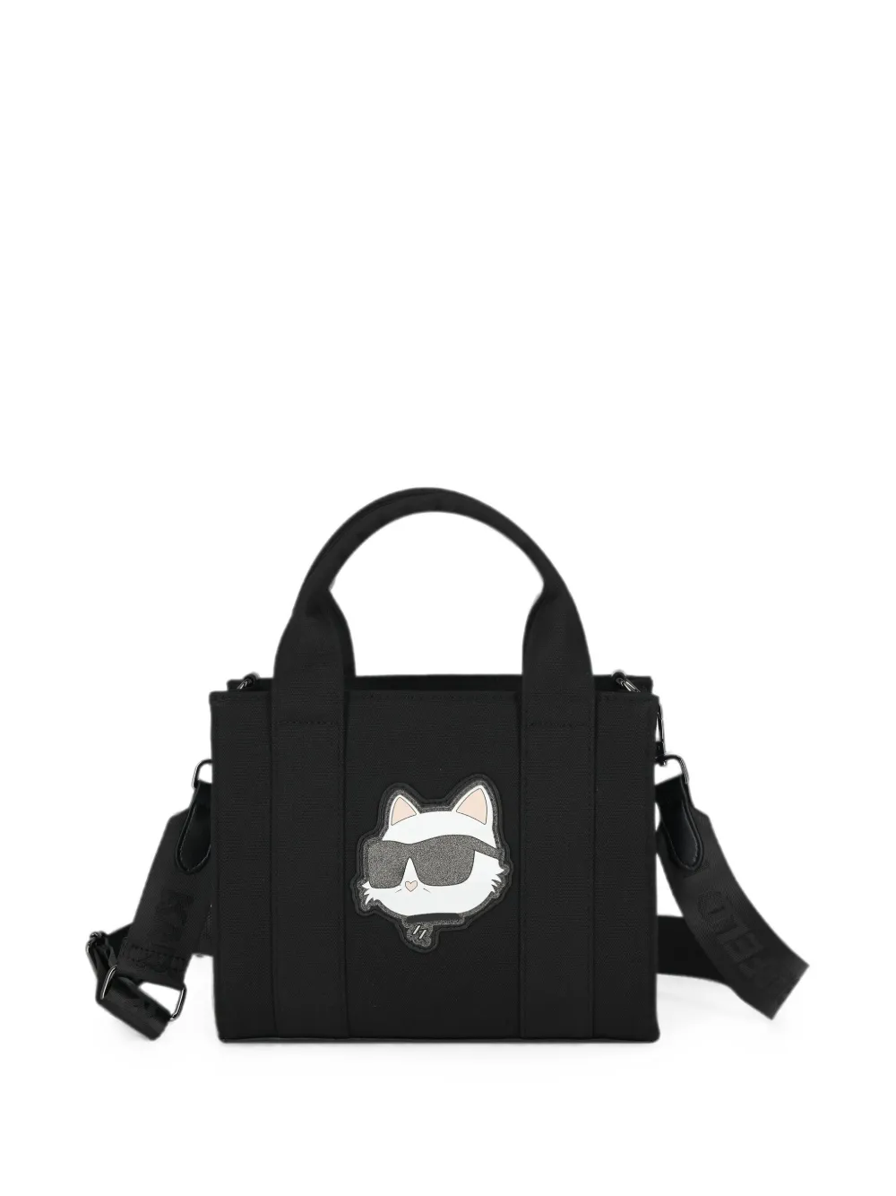 Karl Lagerfeld Kids printed tote bag - Nero