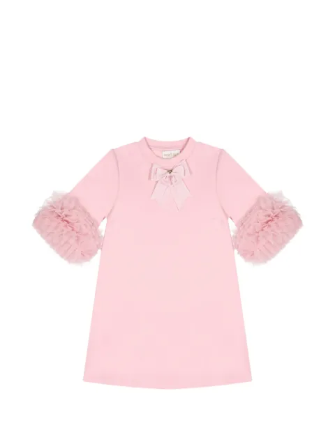 ANGEL'S FACE KIDS Meryl bow-detail ruffled-trim dress